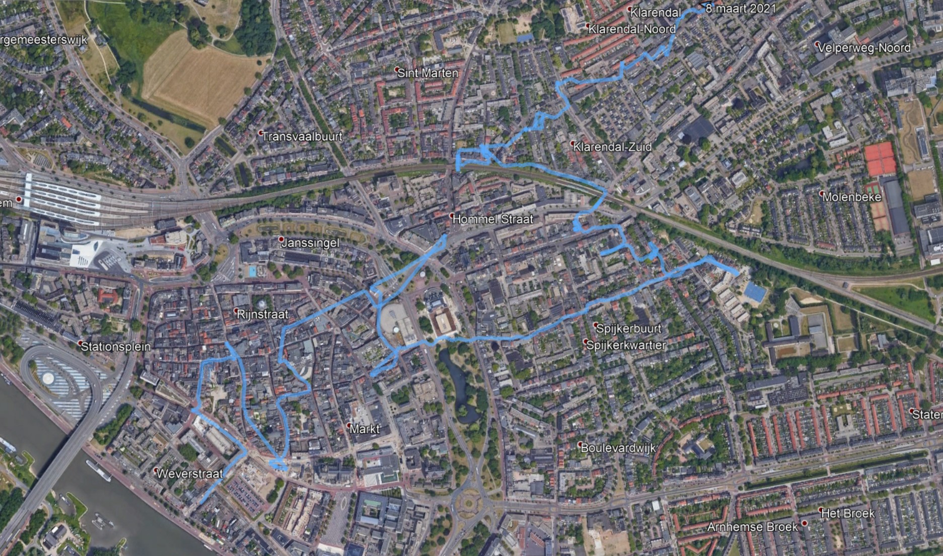 Biografie van een vlieg route