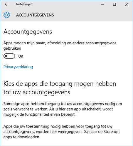 accountgegevens