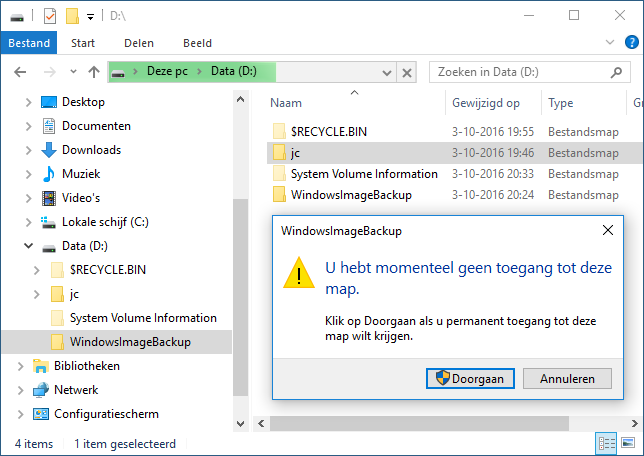 Windows Back-up